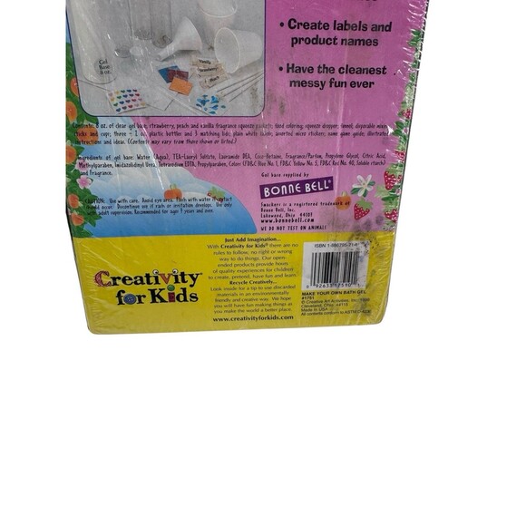 Smackers Make your own Bath Gel Rare Htf Creativity For Kids Vtg 90s Sealed New - Picture 3 of 6